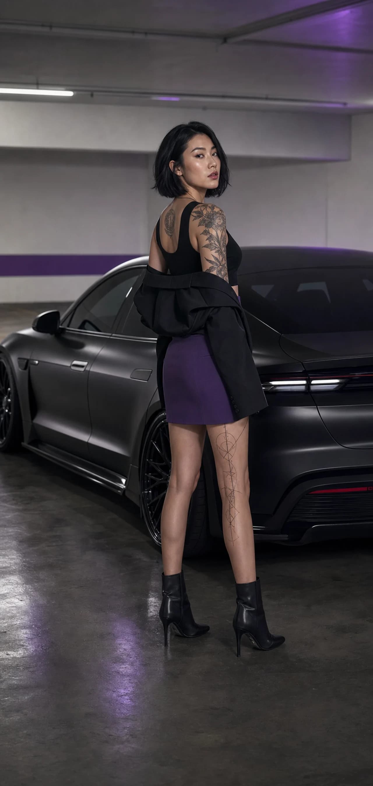 Jiwoo Kade tattoo editorial, image 1 of 3